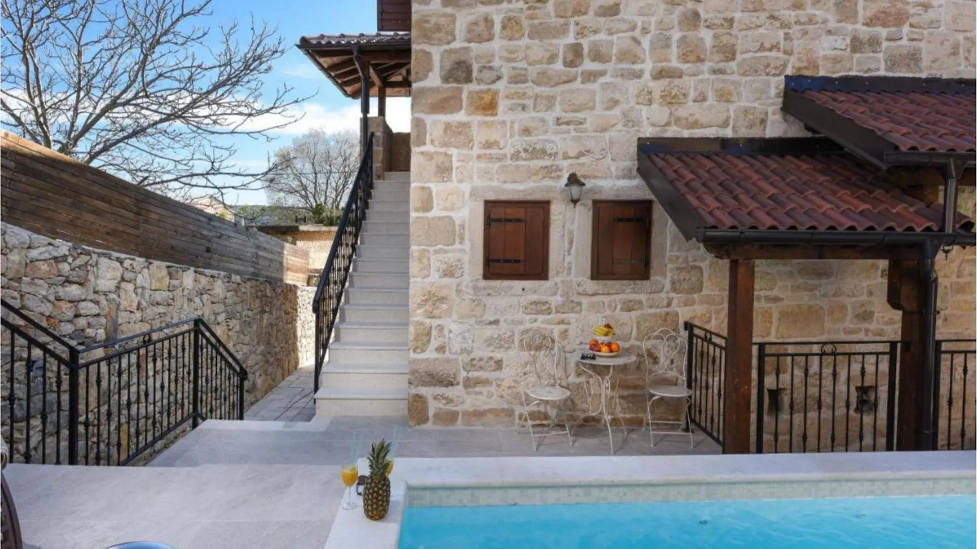 Stone Villa Aura With Pool Vrana  Kroatien