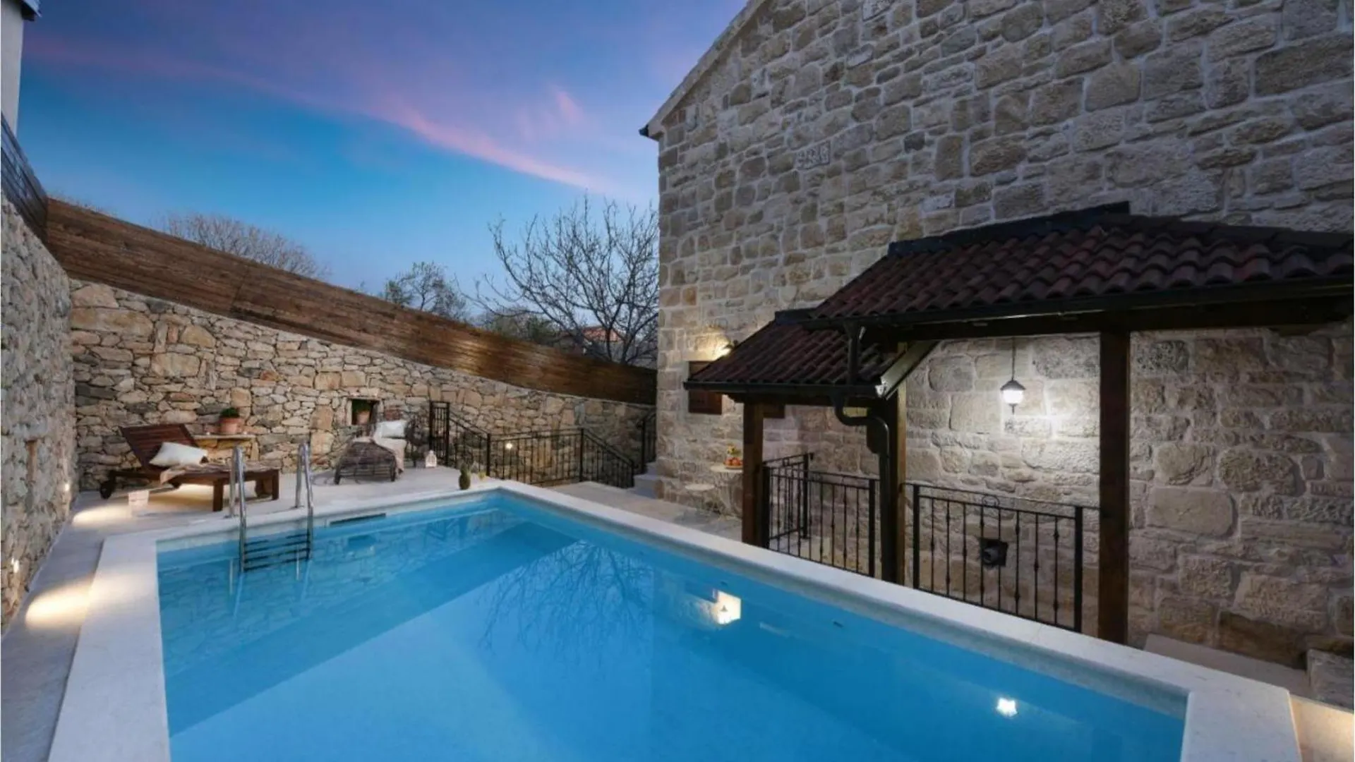 Stone Villa Aura With Pool Vrana  Kroatien